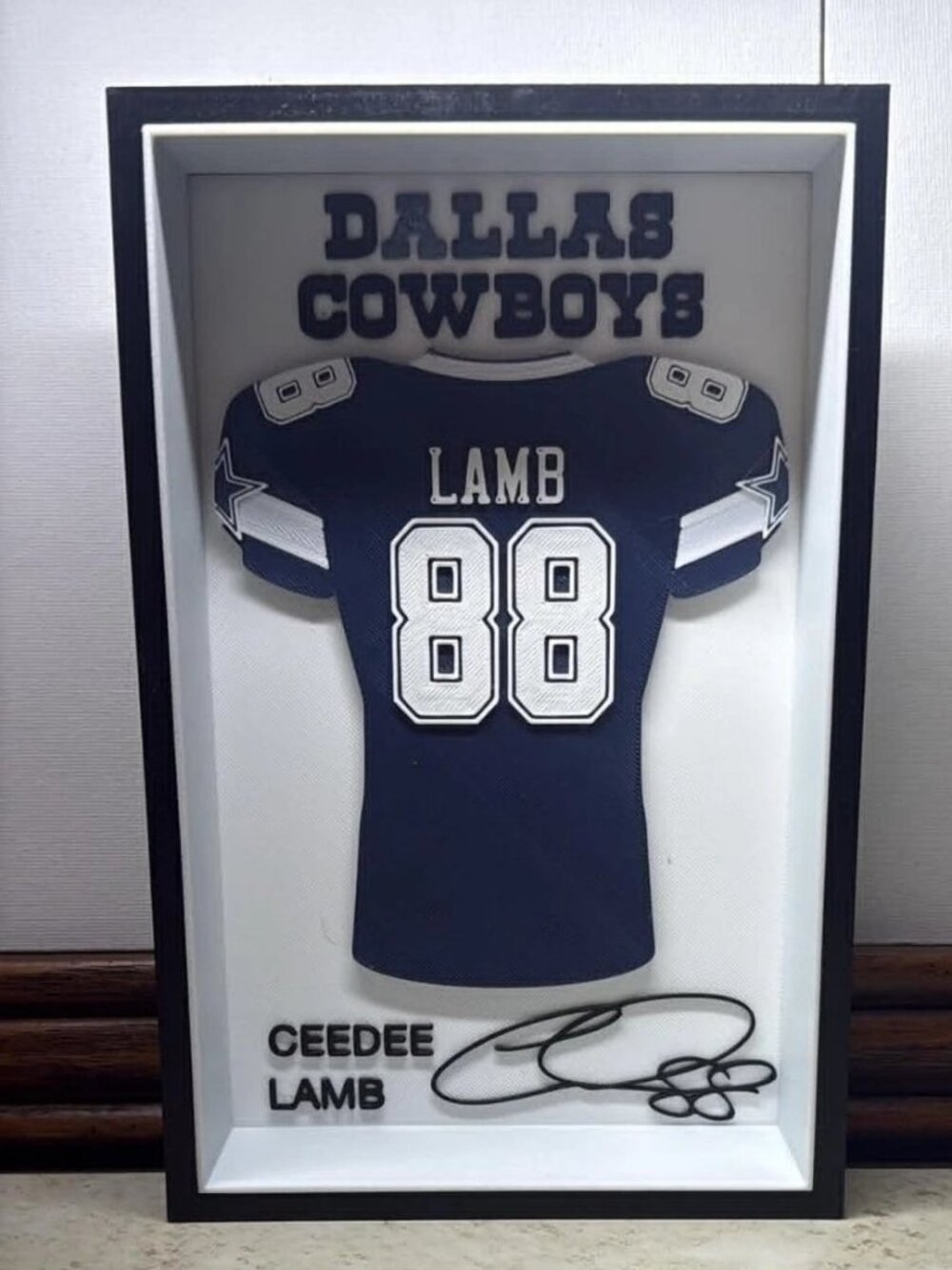 CeeDee Lamb Cowboys #88 Shadowbox Display